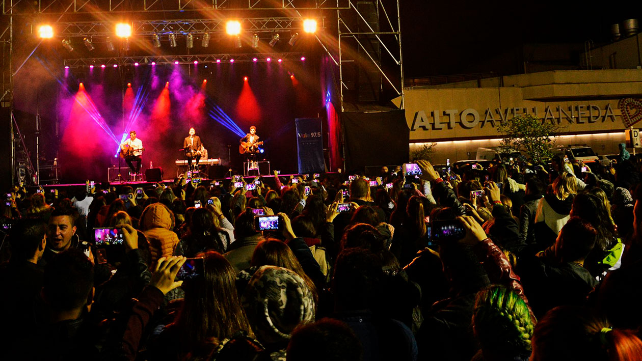 Reik participó de un gran show en el Alto Avellaneda