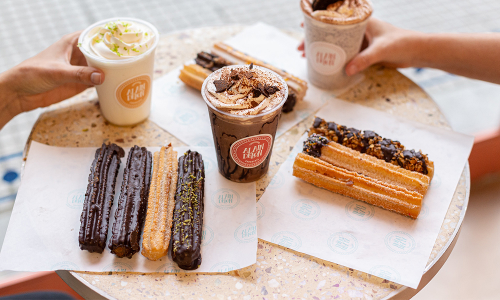 Churros salados, un must para probar en Alain Delon