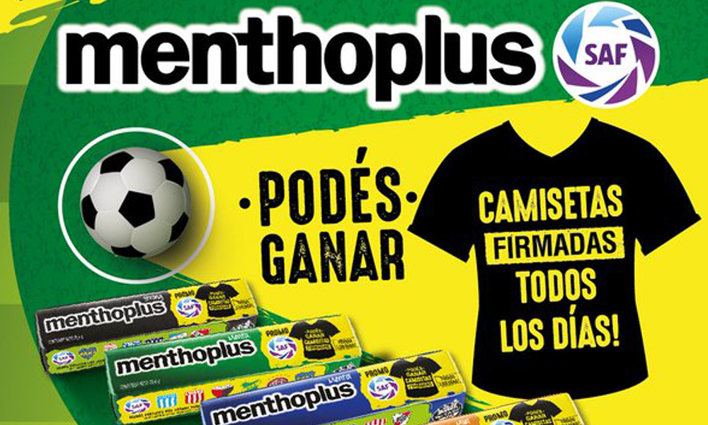 Menthoplus y SAF se unen una vez más en una promo bien futbolera