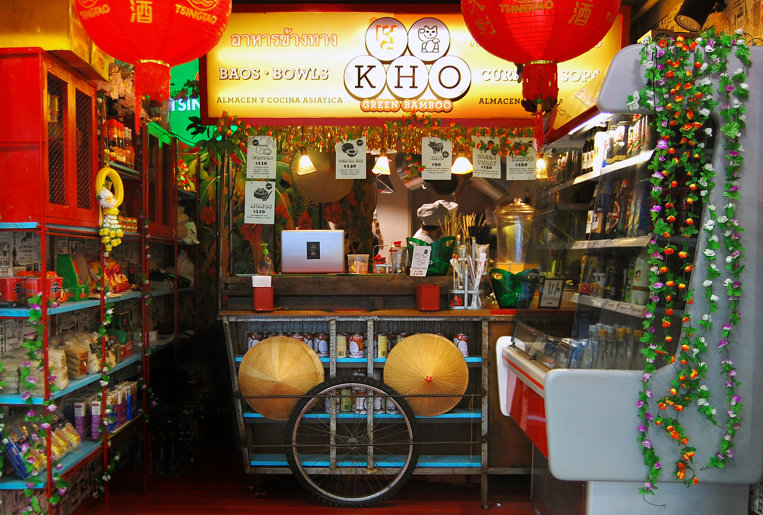 Kho, el local de Green Bamboo, en el Mercado de Belgrano extiende su horario
