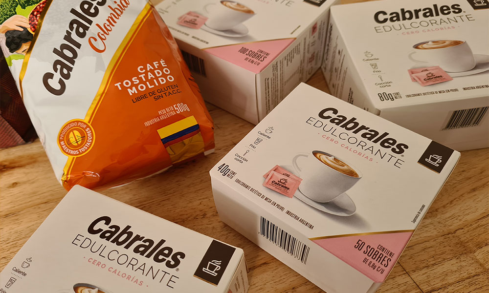  “De la cafetería a tu casa”, la nueva línea de endulzantes de la firma Cabrales para consumo doméstico