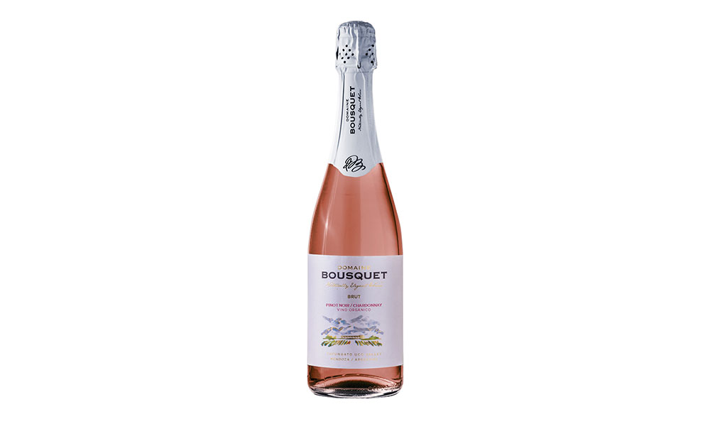 Domaine Bousquet Brut Rosé, un espumante Best Buy elegido de Wine Enthusiast