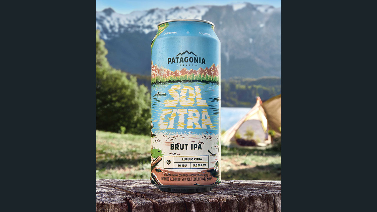 Patagonia lanza Solcitra, una Brut IPA liviana y refrescante para disfrutar durante todo el verano