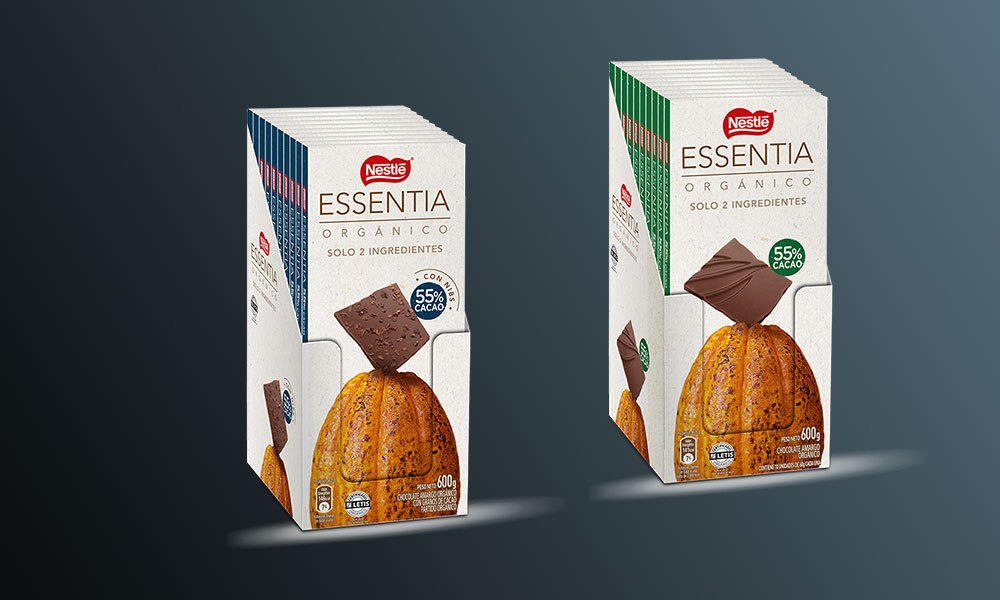 Nestlé presenta Nestlé Essentia: su primer chocolate orgánico con solo dos ingredientes y apto vegano