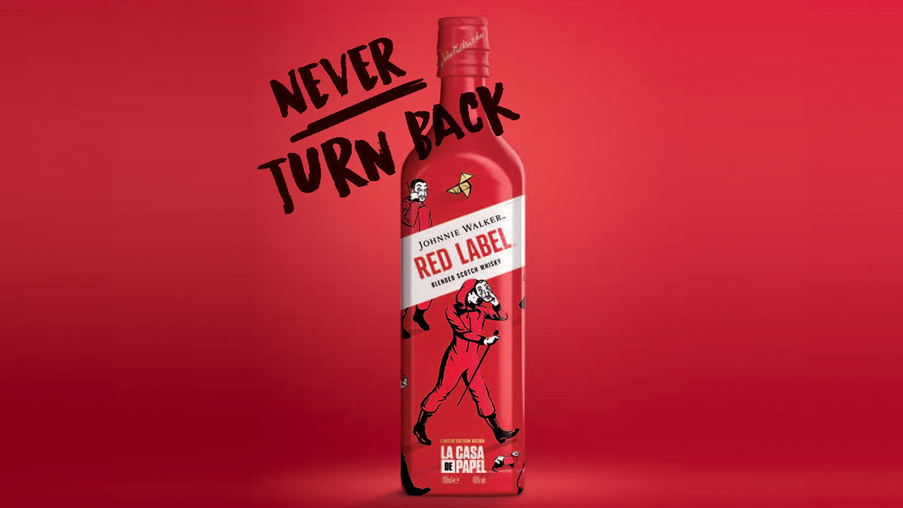 Johnnie Walker presenta globalmente la edición limitada de Red Label “La casa de papel”