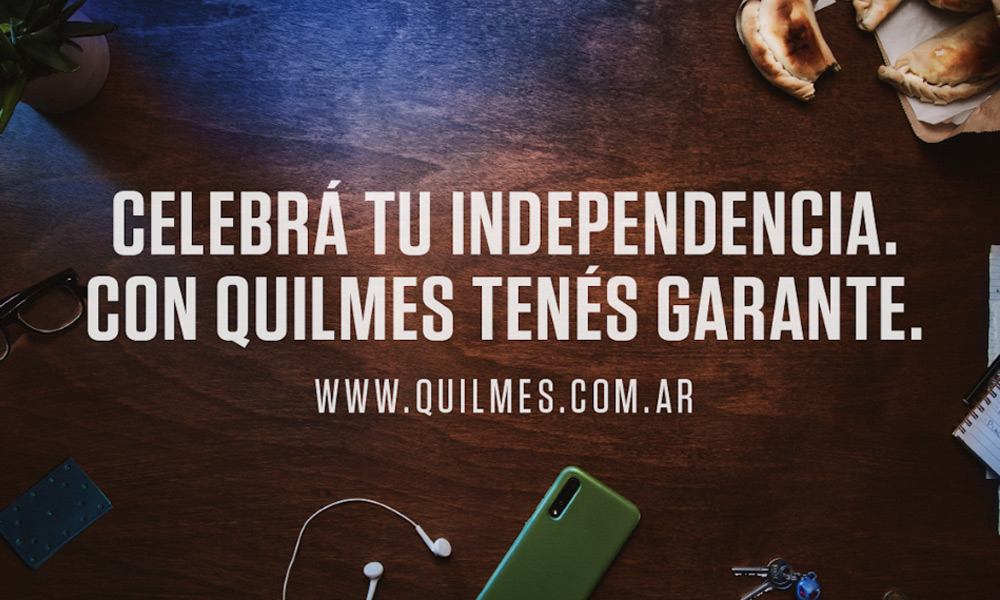 Cerveza Quilmes lanza una campaña para ayudar a los jóvenes argentinos a lograr su independencia