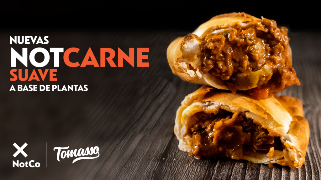 En alianza con NotCo: Tomasso sorprende con una nueva empanada de carne 100% plant based