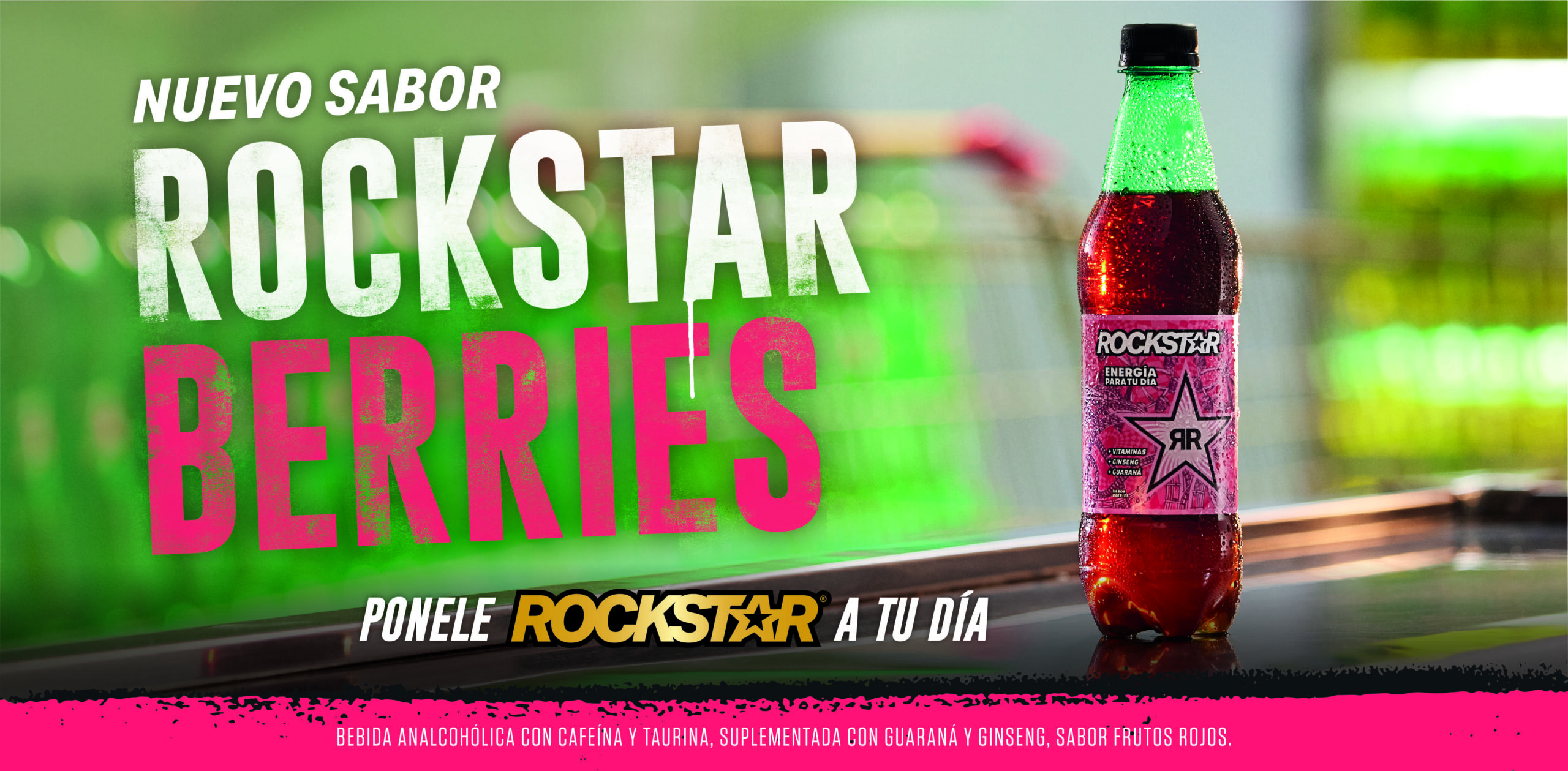 Rockstar presenta nuevo sabor Berries