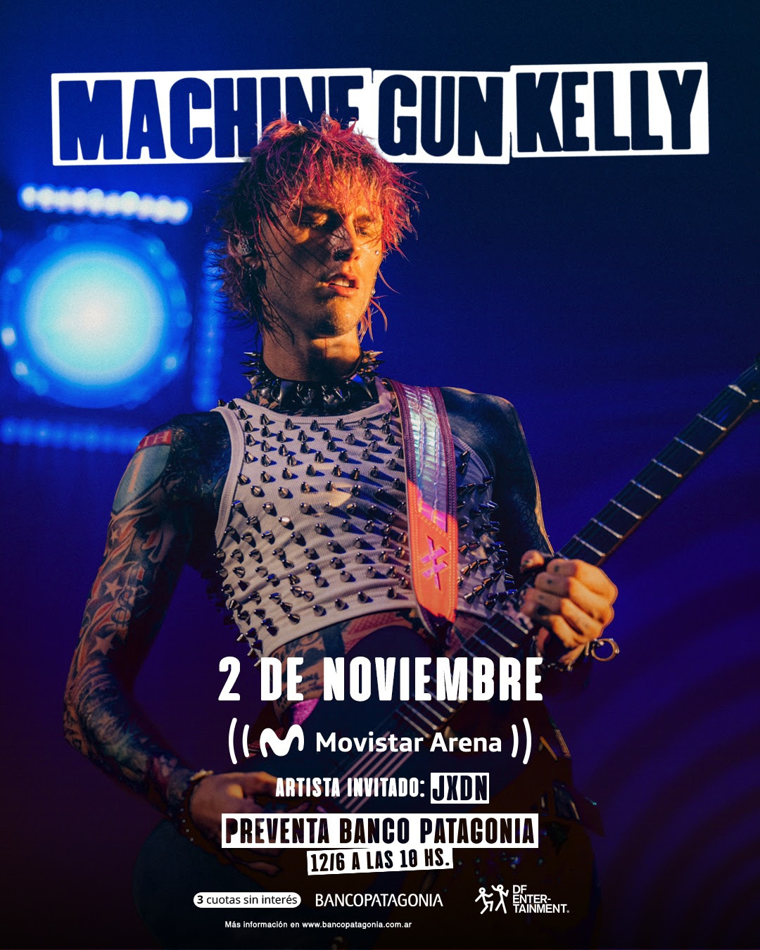Machine Gun Kelly confirma su primer show propio en el país