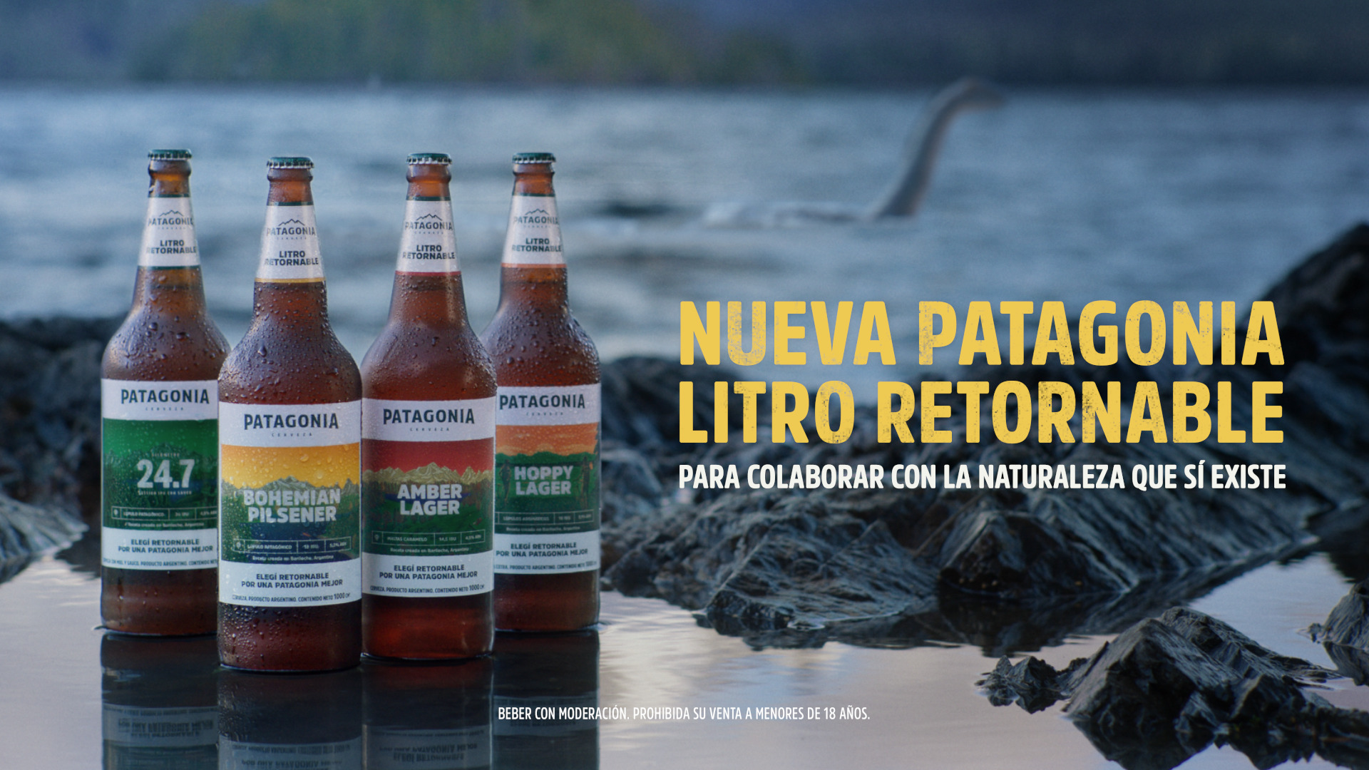 Cerveza Patagonia presenta su nueva línea de litro retornable